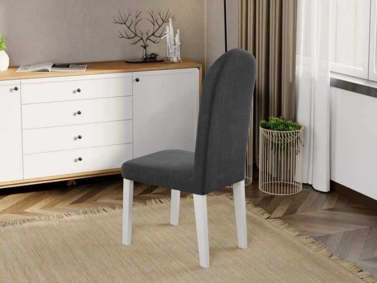 Set Masa Grand Gri + 6 Scaune Grand Gri Inchis