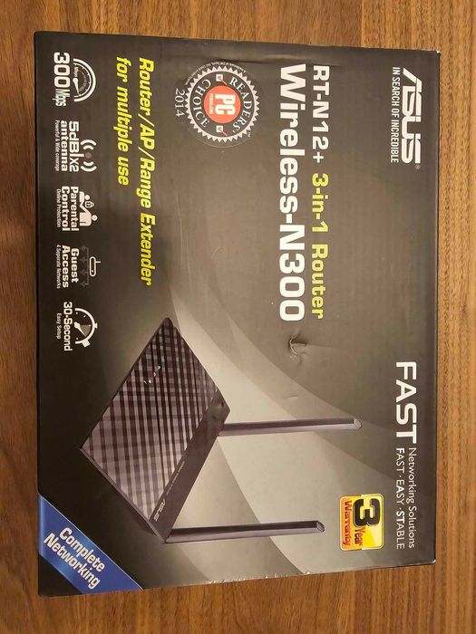 Router Wireless Asus RT-N12+ N300
