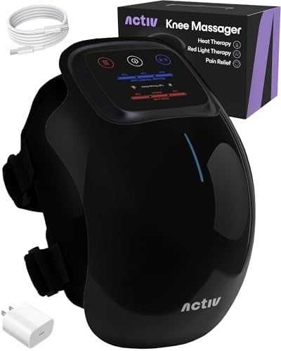 Нов Activ Масажор за коляно с топлина, вибрации и червена светлина