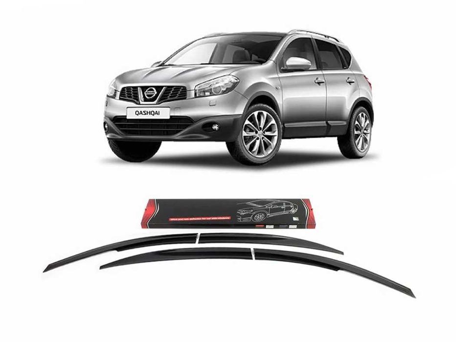 Комплект ветробрани дефлектори НИСАН КАШКАЙ Nissan Qashgai 2007>2014