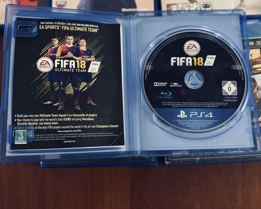 Диск на PS4 FIFA