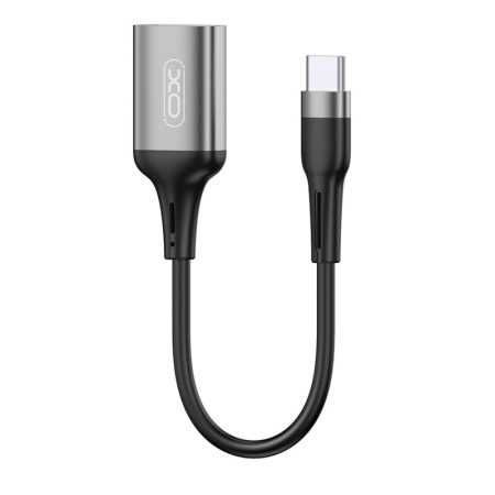 Cablu OTG Transfer, USB-A la USB-C, 15cm, Black