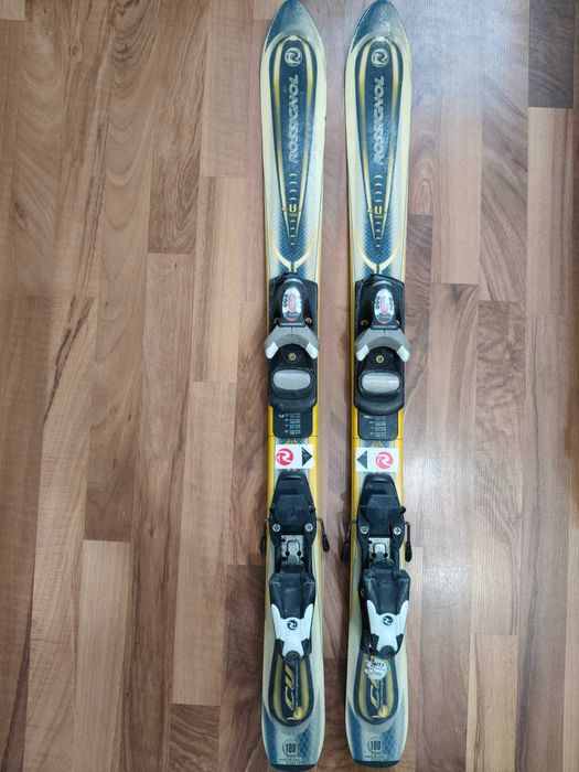Детски ски комплект: карвинг ски Rossignol 100cm + подарък-щеки