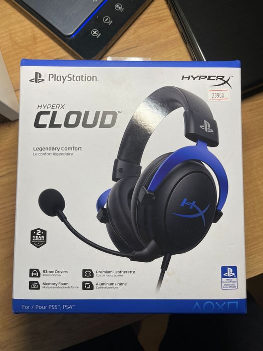Срочно продам наушники hyperx cloud playstation