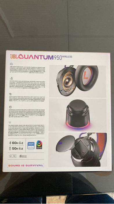 Casti gaming JBL Quantum 950, Negru, wireless, microfon cardioid