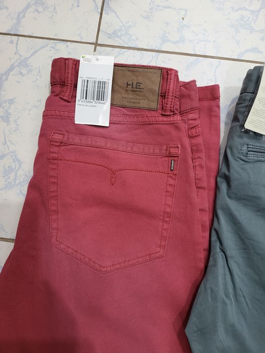 Pantaloni chinos barbati 28 (XS) Mango