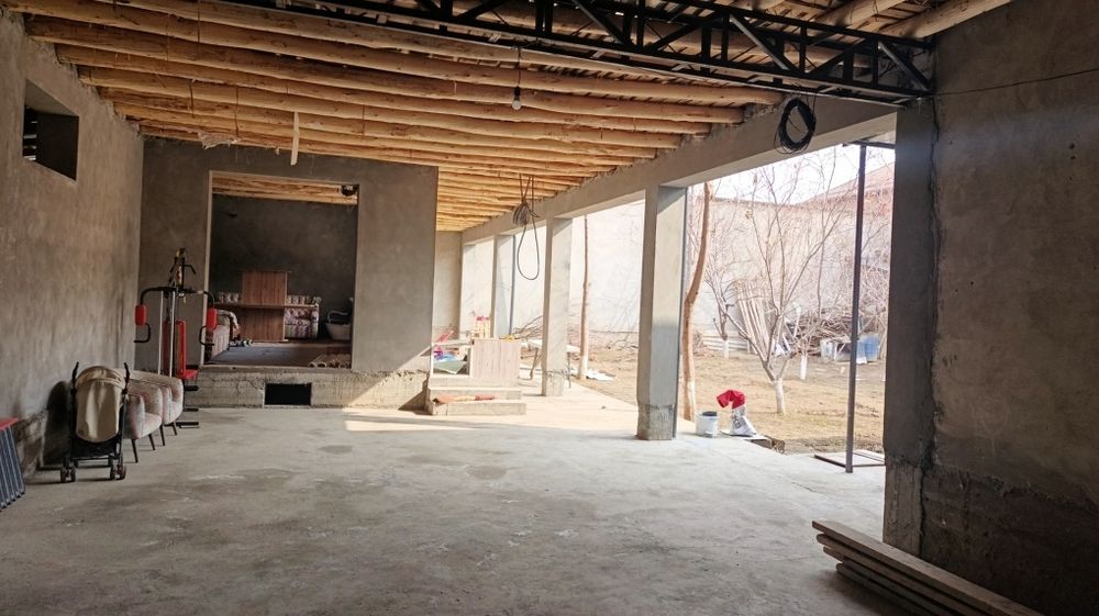 2этажа,6соток,холл+2зала+4спальни,3санузла,Кибрай,Бирлик,от ТТЗ -6,5км