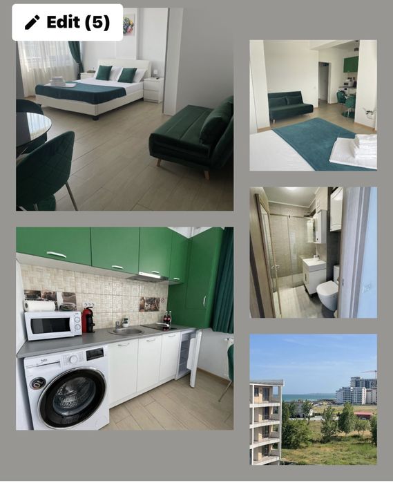 Vand studio Mamaia Nord vedere la mare