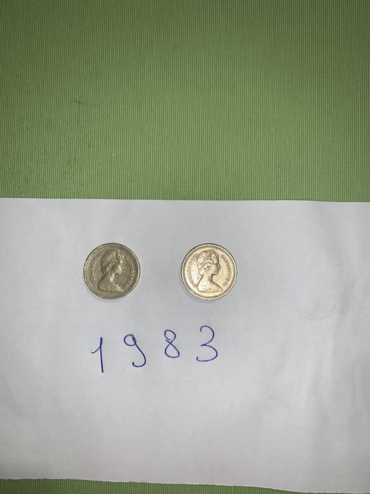 Monede de colecție one pound 1983 decus et tutamen