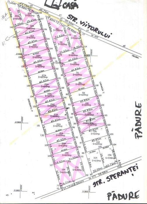 Loturi Teren Intravilan/Extravilan Craiova/Pielesti 609mp, 24 - 29/mp