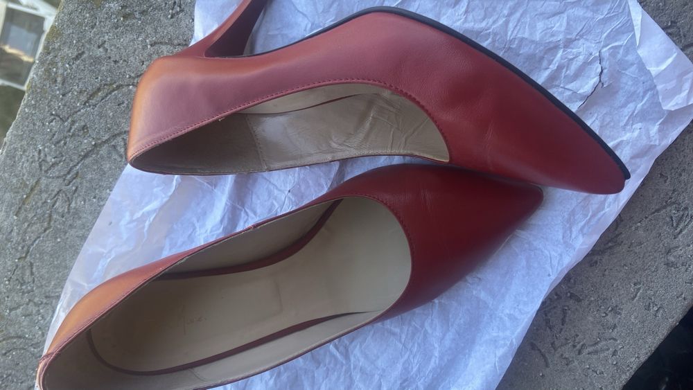 Pantofi Diane Marie Rosii masura 40 Stiletto Piele