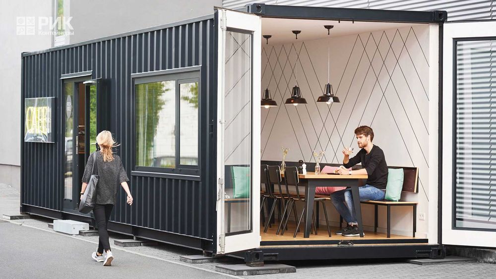 Дом и Офис из Морского контейнера. Uy va Ofis (Ishxona) konteynerdan