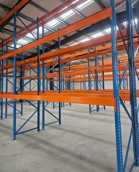 Rafturi metalice industriale depozitare 4x9Rafturi pentru depozitarea