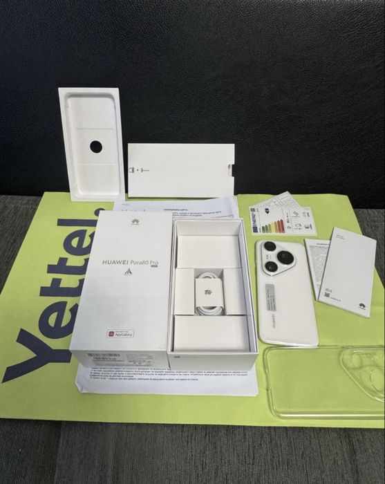 ЧИСТО НОВ 512GB Huawei Pura 80 Pro Yettel Гаранция до 2028 г. White