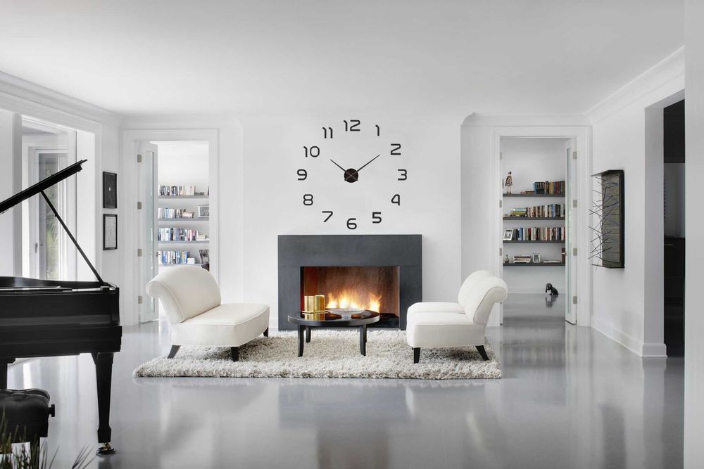 3D Стенни часовници - С цифри / Черти / Точки 60-120 см