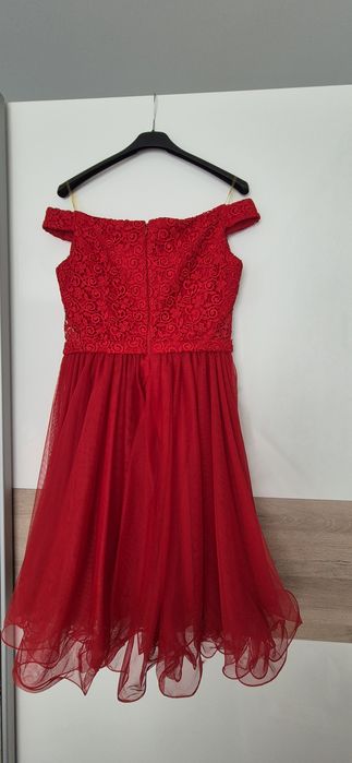 Официална/ абитуриентска/ бална червена рокля М