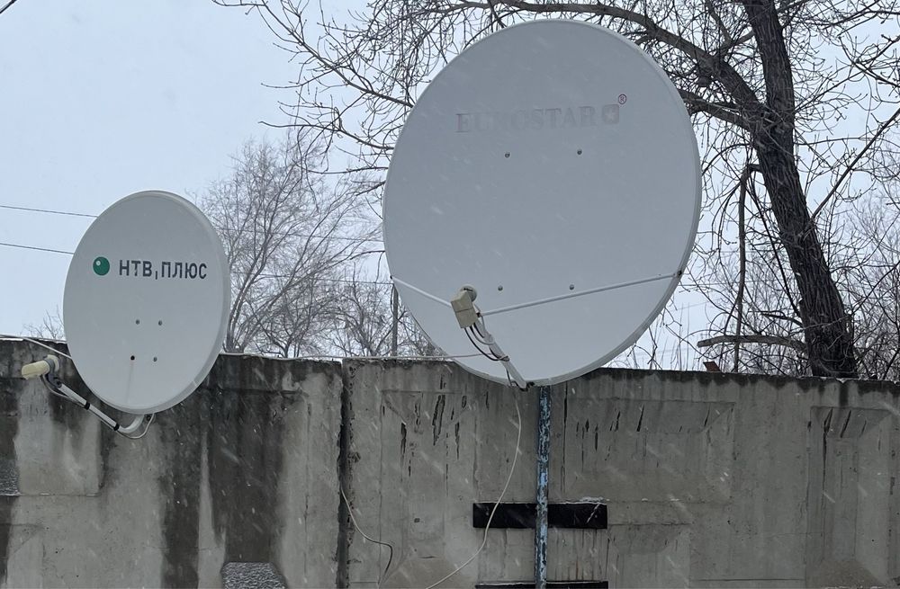 Продам спутниковые терелки с пушками