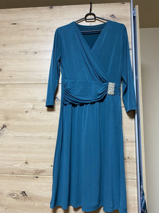 Rochie albastru turcoaz marime 40-42