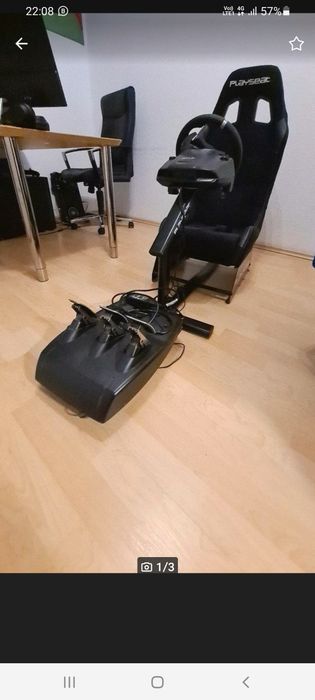 Volan Logitech g920 cu scaun si schimbator playseat