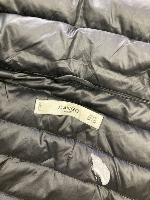 Geaca puf Mango S lunga