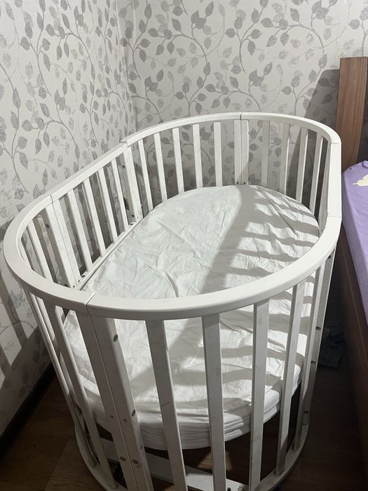 Кроватка трансформер с матрасами