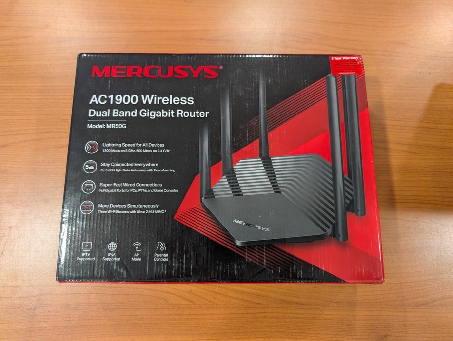 Router Mercusys AC1900 MR50 Dual Band