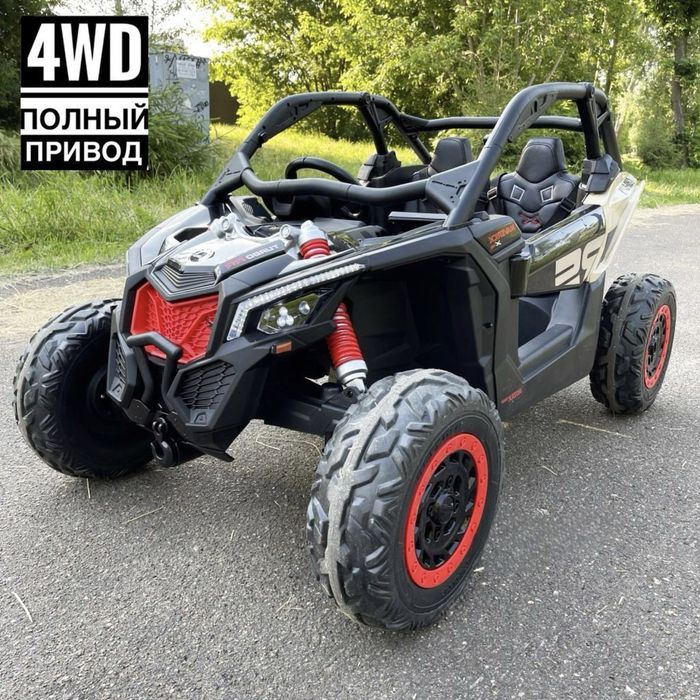 Десткая машина с монитор|Двухместный багги с полным приводом|24W |до 8