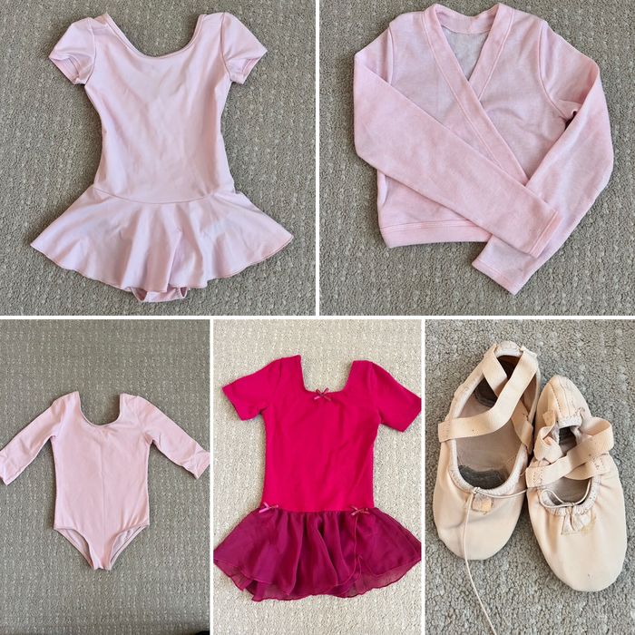 Детско трико пола жилетка блуза туфли за балет