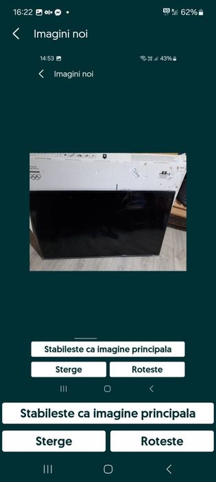 Nou cu displeiul spart de la transport