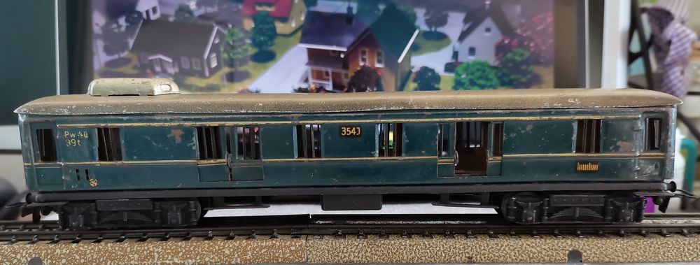 Запазено и действащо колекционерско електрическо влакче Marklin 4