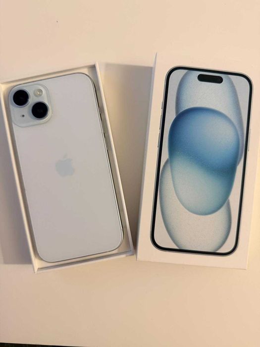 Apple iPhone 15, 128GB, 5G, Blue + Husa (factura iStyle)
