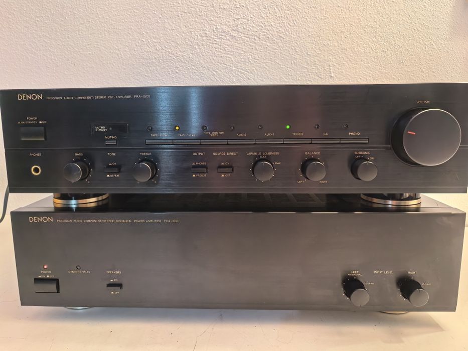 Preamplificator Denon PRA 1500 si amplificator Denon POA 800