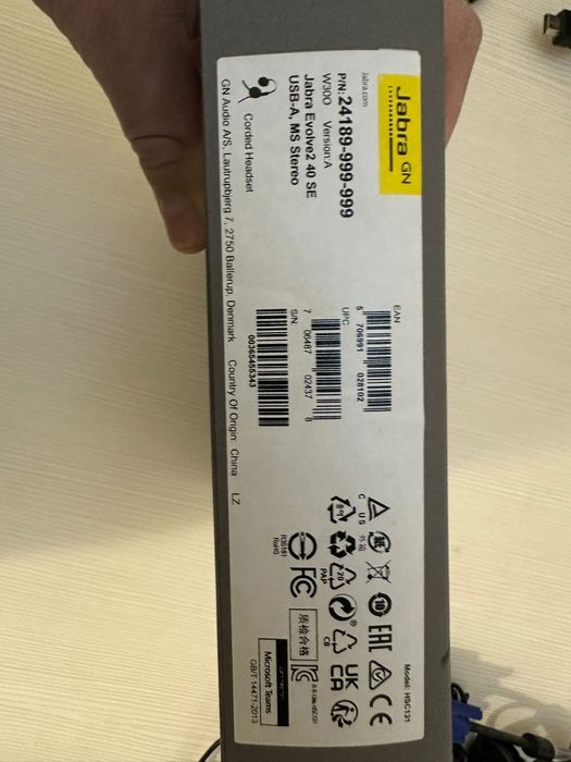 Vând casca profesională Jabra Evolve 2 40 SE