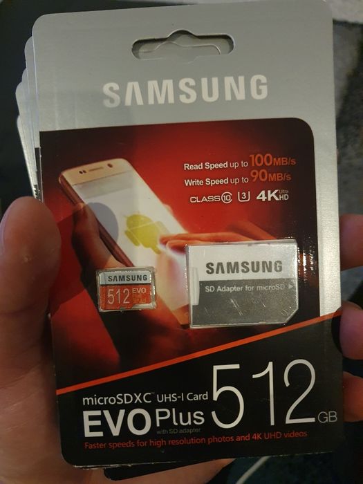 Card memorie 256 gb kingston si samsung de 512 gb