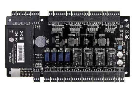 Сетевой контроллер СКУД по ID картам на 4 двери (ZKTeco C3-400)