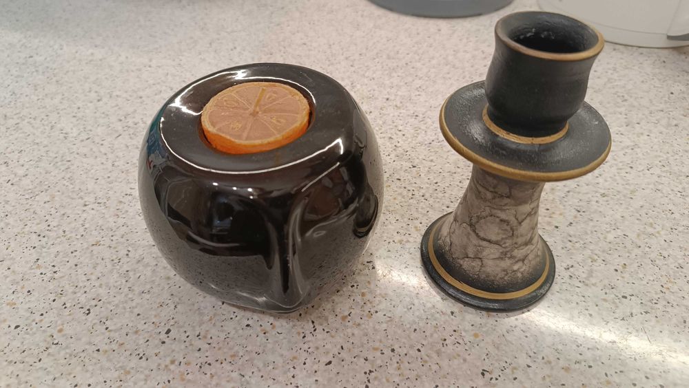 Декоративен свещник лице поставка за свещ чаена