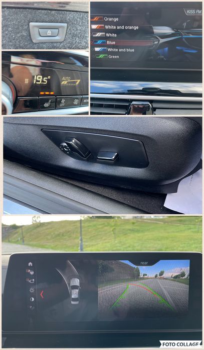 Bmw 520 g30 190 Cp Plafon negru M paket Full Led -Camera -Ambientale Piele- Navi Mare