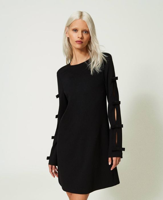 Рокля Twinset с панделки XL,плат вискозна смес,нова с етикет!Рокля Twinset с панделки XL,плат вискозна смес,нова с етикет!