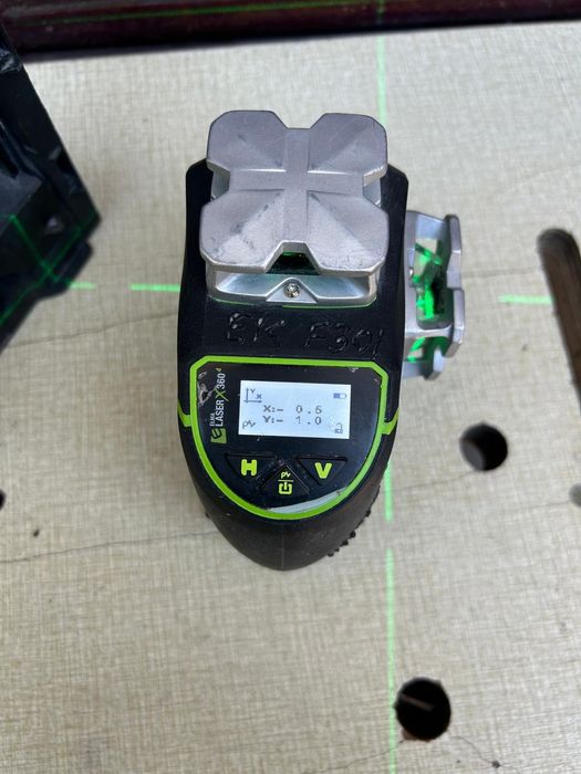 Nivela laser Elma LaserX360° 16 linii raza verde, ecran LCD,bluetooth