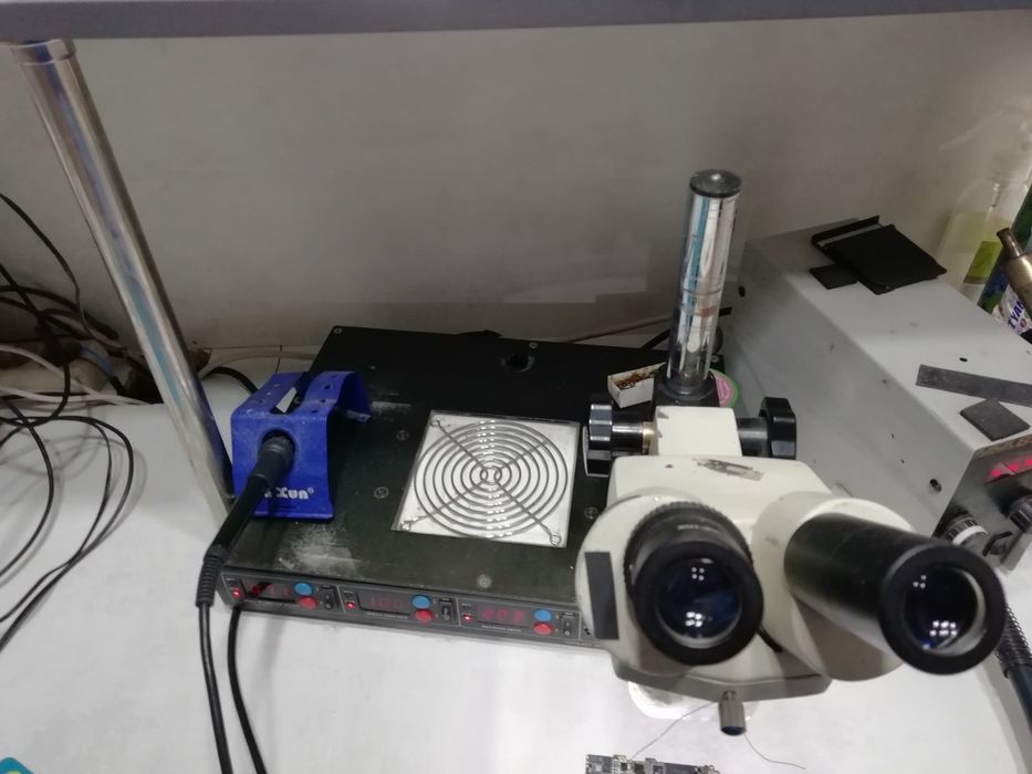 Паяльная станция микроскоп фен и т.д