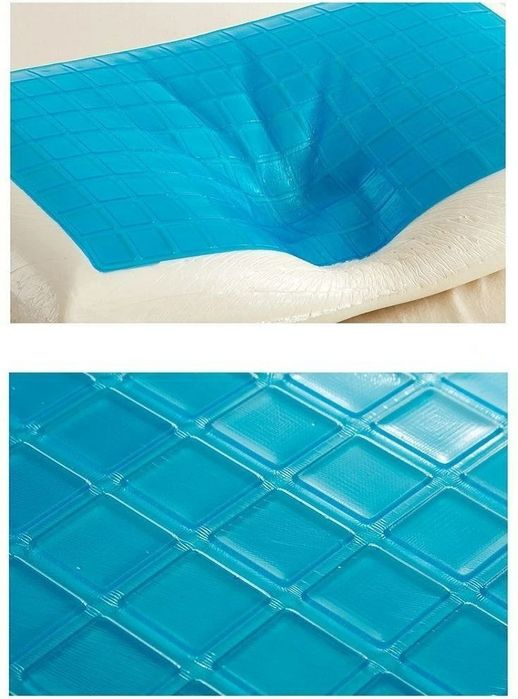 Подушка с эффектом памяти гелевая охлаждения