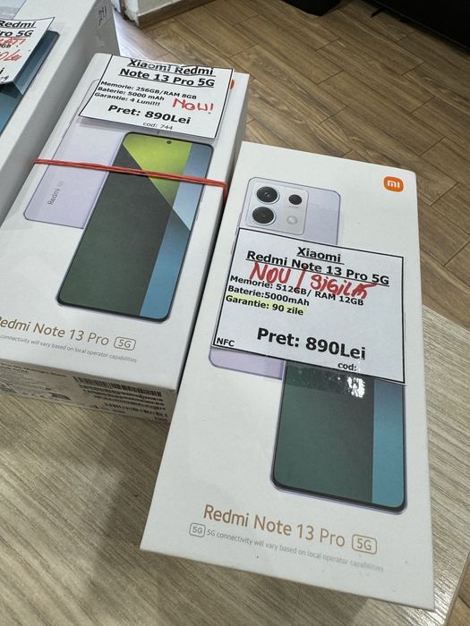 Xiaomi Redmi Note 13 Pro 5G 256gb nou sigilat