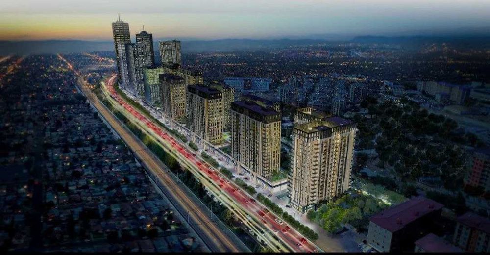 СРОЧНО! New Port 46м2 коробка 2 комнаты, H блок завершенный