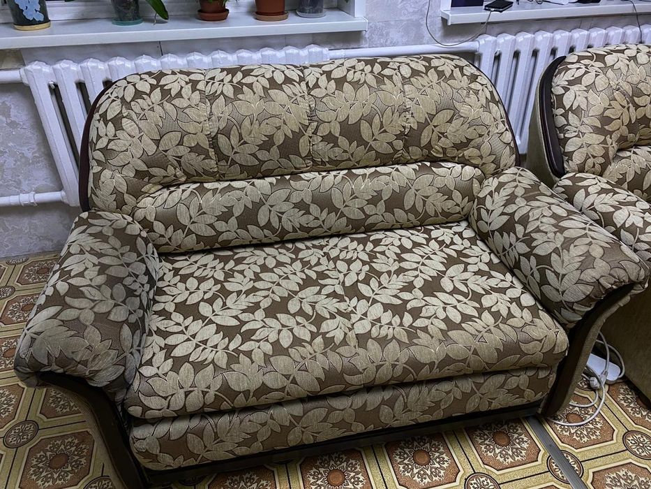 Продам диван, софу и кресло б/у