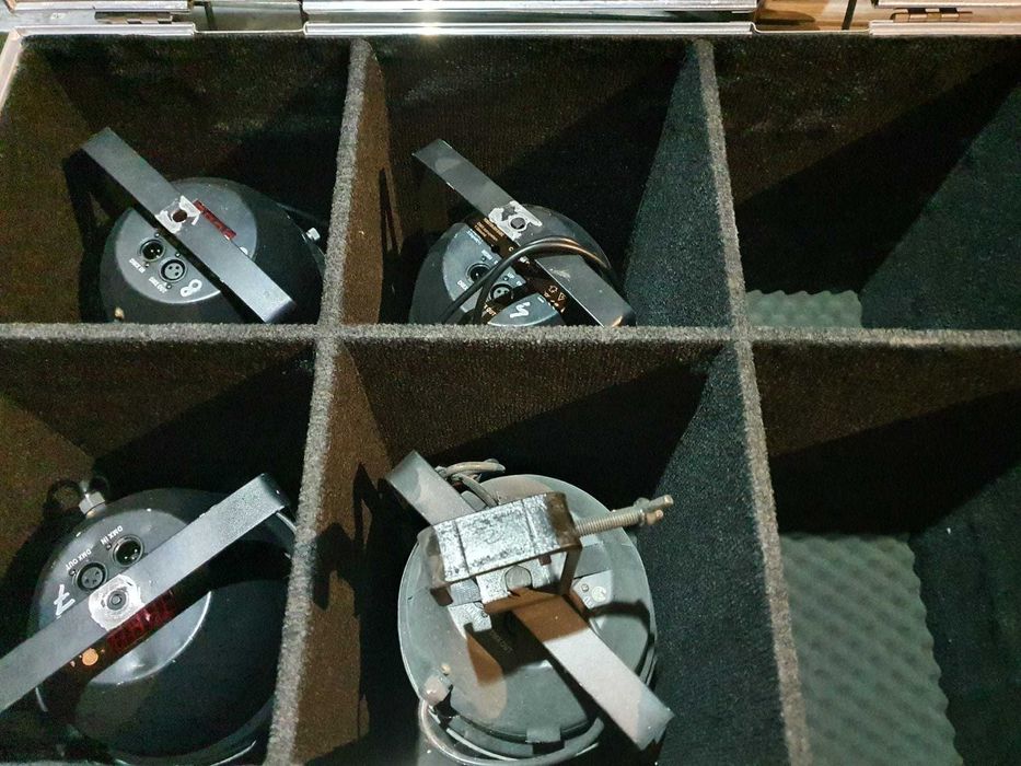 Par LED exterior 10 buc + case