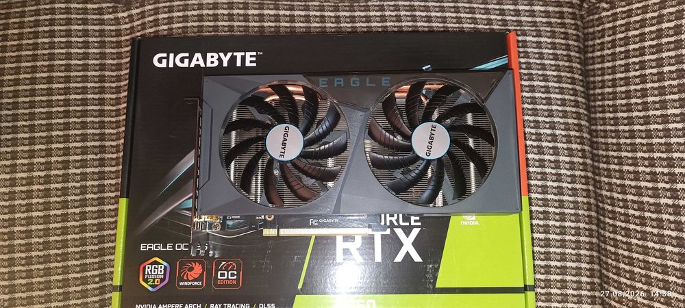 Видеокарта Gigabyte geforce rtx 3060 eagle oc 12g rev2.0