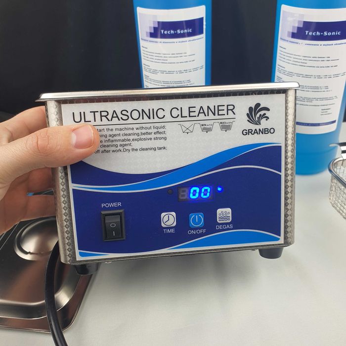 Aparat Profesional pt Curățare cu Ultrasunete din Inox cu 2L Soluție