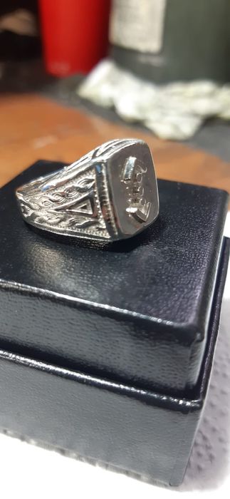 Серебряное кольцо с эмблемой из сериала чукур