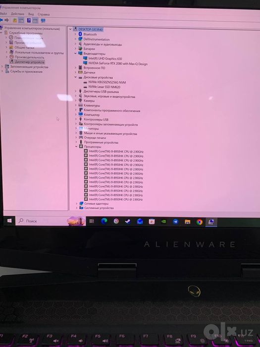 DELL Alienware M15 RTX 2080 4K AMOLED HDR10