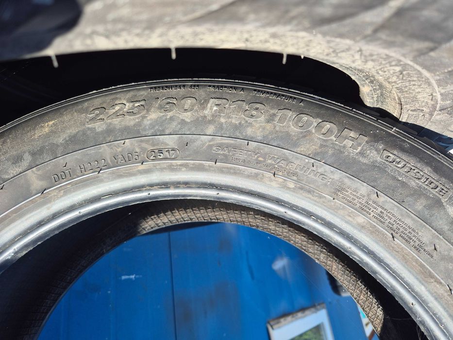 4 Anvelope de VARA - 225/60/18 100H - KUMHO CRUGEN - CA UNELE NOI - DOT 2017 !